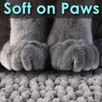 CatGuru Cat Litter Mat, Medium, Extra Large, XXL, Waterproof Litter Box Mat, Non Slip Kitty Litter Mat, Machine Washable Litter Trapping Mat, Soft Litter Tray, Cat Stuff (Medium, Grey/Standard)