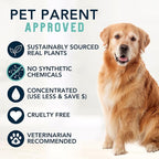 4Legger Organic Dog Shampoo, Cooling Peppermint Tea Tree Dog Shampoo for Skin Conditions and Hot Spot - 16 oz