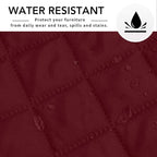 Easy-Going Sectional Couch Covers for Dogs L Shape Sofa Cover Reversible Sofa Slipcover Chaise Lounge Cover Furniture Protector Cover for Pets Dog Cat (42 x 52 inches, Christmas Red/Christmas Red) | Christmas Red, Soft Sofa Slipcover For Dogs, Fits Lef...