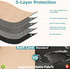 Bark Lover Dog Car Seat Covers for Back Seat, Waterproof Car Seat Protector for Dogs Hammock for Cars Trucks SUV, Full Coverage Protection for Your Vehicle Interior