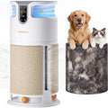 Meowant Pet Air Purifier for Home Large Room Up to 3900 Ft², U-Shape 360° Air Intake, H13 HEPA Filter Reduce Pet Hair Dander Odors Dust, Air Cleaner with Washable Pre-Filter, PM2.5 Monitor, Auto Mode
