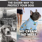 Spark Paws Sunblock Dog T-Shirt, SPF30 Protection, Lightweight Breathable Quick Dry for Dogs with Sensitive Skin - Pineapple & Seashells (Set of 2) - Size XL