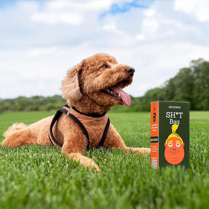 Dog Poop Bags Rolls, Unscented, Leakproof, Stable Genius, 60 Bags | The original viral bag — 4 pet waste refills, 15 per roll, easy tear-off. Unscented, 4 Rolls
