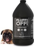 Fluff Off! by Girl With The Dogs, Natural Deshedding Dog & Cat Shampoo, 1 Gal, Made in USA, 8 Wks+