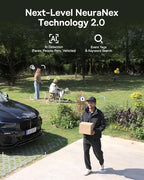 Baseus X1 Pro 3K Dual-Lens AI Solar Camera Outdoor Wireless, No Monthly Fee | 300° AI Tracking, 150-day Battery, IP65, Local Storage up to 512GB, AES+RSA, Color Night Vision, 8x Zoom, Privacy Zones