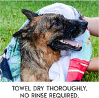 Scrubby Pet No Rinse Wipes | Rinse Free Shampoo Mittens | Dogs & Cats | Bath Wipes | Bathing & Washing Pets, Hypoallergenic | No Rinse Wash Mitt | Grooming, Lather Wipe Dry - Pack of 20