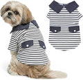 Parisian Pet Preppy Boy Polo Dog Shirt – Classic Cotton Pet Apparel with Collar - Soft Breathable Puppy T-Shirt - Cute Trendy Dog Clothes - Ideal Summer Clothes for Medium Dogs - Shirts for Dogs Boy