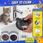 CATPICK Interactive Cat Toys for Indoor Cats - Automatic Flying Bird Feather Toy, Rechargeable Electric Cat Wand with Sticky Suction Base, Smart Motion Activated Self-Play Enrichment Toy for Bored Cat