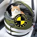 Crash-Tested Small Dog Car Seat | CPS Certified Crash Protection | 3-in-1 Portable Dog Car Seat, Indoor Enclosed Cat Bed & Round Pet Carrier | 5 Star Crash-Tested & Rated for Safe Car Travel.