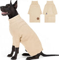 cyeollo Dog Sweater Long Sleeve Knitted Turtleneck Pullover Warm Clothes | Ultra Soft Warm Knit, Full Coverage, 4-Way Stretch for Easy Movement, Easy On & Off, Winter Daily Wear for Small Dogs