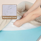 EHEYCIGA Orthopedic Dog Beds for Extra Large Dogs, Waterproof Memory Foam XL Pet Bed with Sides, Non-Slip Bottom and Egg-Crate Foam Big Dog Couch Bed with Washable Removable Cover, Beige | Non-Slip Bottom and Egg-Crate Memory Foam Big Dog Couch Bed wit...