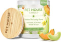 Pet House Candles, Natural Plant-Based, Long Lasting Candles for Pet Odor, 60 Hour Burn Time - Juicy Melon, 9 oz