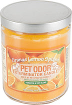 Pet Odor Specialty Pet Products Exterminator, 13 Ounce Orange Lemon Splash Jar Candle and 13 Ounce Clothesline Fresh Jar Candle