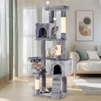 YITAHOME 70.8-Inch Tall Cat Tree Indoor | Multi-Level Cat Tower with Condos, Top Perches, Scratching Posts