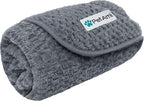 PetAmi Waterproof Dog Blanket, Leakproof Puppy Blanket, 24x32 Dark Gray | For Small Medium Pets, Furniture Sofa Couch Cover Protector, Fleece Throw Indoor Cat Kitten, Reversible Washable Soft Plush