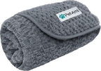 PetAmi Waterproof Dog Blanket, Leakproof Puppy Blanket, 29x40 Dark Gray | For Small Medium Pets, Furniture Sofa Couch Cover Protector, Fleece Throw Indoor Cat Kitten, Reversible Washable Soft Plush