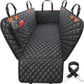 URPOWER XL Dog Seat Cover for Full-Size Truck Back Seat, Waterproof Hammock | 600D Oxford, Side Flaps with Zippers, Scratch Resistant, Non-Slip, Easy Install, Machine Washable, Dog Seat Belt Included