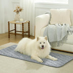 COZY KISS Cooling Couch Cover for Dog Washable, Cool Sofa Cushion Mat | Q-Max >0.4 Cool Tech, Non-Slip Pet Pad for Car Seat Protector, Liquid Pee Proof Mat for Dog, Cats, 27.5x82.5 Inch, Dark Grey