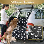 Veckle SUV Cargo Liner for Dogs - Trunk Cover with Bumper Flap Protector | Water Resistant Pet Cargo Cover, Non-Slip Mat, Dog Car Seat Cover Prevents Scratches Pet Hair Mud Dirt for Full-Size SUV