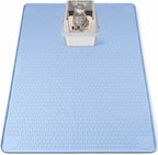 Silicone Cat Litter Mat for Litter Box 50”x35” Large Cat Mat, Blue | Waterproof, Non-Slip, Leak-Proof Rug Mat with Lip, Easy to Clean, Extra Large Litter Catcher Mat for Floor