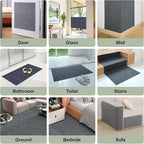 Cat Scratching Climbing Carpet Mat, Self-Adhesive Couch Furniture Protector | 39.3x15.8In Thickened, Cat Scratch Post/Tree Covered Pad Replacement, Shield for DIY Shelf Steps Couch Corner Wall, Khaki