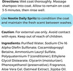 Nootie - Pet Shampoo for Sensitive Skin - Revitalizes Dry Skin & Coat - Natural Ingredients - Gentle Dog Shampoo - Cleans & Conditions