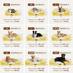 Comfort Expression Orthopedic Dog Beds for Large Sized Dog with Bolster | Waterproof Dog Couch Bed with Washable Cover & Non-Slip Bottom, Supportive Egg Crate Foam Large Pet Bed, 36x27 Inch