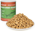 Freeze-Dried Salmon Treats for Dogs and Cats, 10.6 oz | Single Ingredient, High Protein Recipe, Grain-Free Snack, Food Topper Use, Training Treats