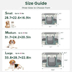 Love's cabin Dog Playpen Cat Puppy Pen, Portable Playpens for Pet Indoor/Outdoor Travel Camping, Foldable Kennel Tent Crate for Rabbits & Small Animals with Carrying Case (Gray Green with Pad, Small)