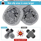SCENEREAL Anti Slip Dog Sock to Prevent Licking Paws for Hardwood Floors, Boots & Paw Protector Shoes for Hot/Cold Pavement with Grippers, Double Sides Grips for Small Medium Large Senior Dogs