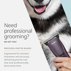 Wahl Pro Animal Wide Prime Series Blades - Professional Fine Tooth Pet Clipper for Horse, Cat & Dog Grooming - Made from High-Carbon Steel - #10W, 1.5mm