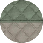 PureFit Reversible Quilted Sofa Cover Dog Couch Covers for Sofa, 28 in | Greyish Green/Beige, Water Resistant Couch Protector, Washable Pet Couch Cover with Non Slip and Elastic Straps For Kids