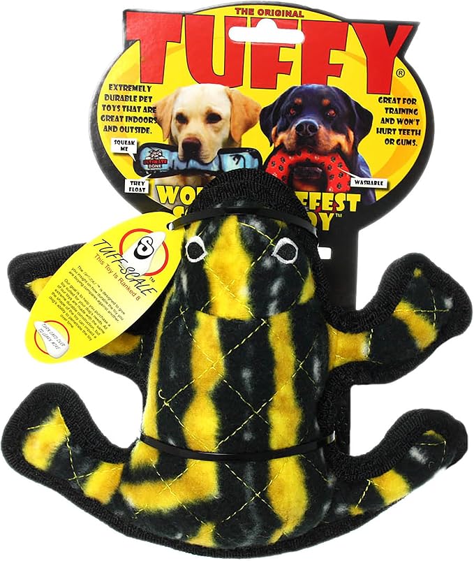 TUFFY® : 2 Pack Phrog Dog Toy: Ultra Durable Plush Toy with Multiple Layers & Reinforced Seams, Washable and Floats, Original Construction