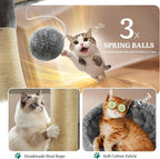 YITAHOME 75-Inch Tall Multi-Level Cat Tree Indoor | Cat Tree Tower with Condos, Top Perches, Sisal Ramp, Scratching Posts & Cozy Basket Hammocks