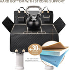 XL Truck Back Seat Extender for Dogs, Hard Bottom Dog Car Seat Cover for Back Seat, Heavy Duty Dog Hammock for Aggressive Chewers, Waterproof Pet Seat Covers for Trucks, F150, Ram1500, Large SUV