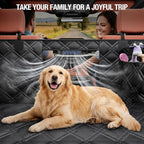 Surfcabin Truck Back Seat Extender for Dogs – Waterproof Full Size Pickup Pet Seat Cover with Door Protection, Hard Bottom Holds 420 lbs Dog Hammock for F150, RAM 1500 & More