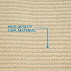 Best Pet Supplies Catify Hanging Cat Scratcher - Log, Beige | Cat Door Scratcher, Scratching Mat, Heavy Duty Sisal, Furniture Protector, Safe for Paws, Non-Slip, Durable, Multi-Functional