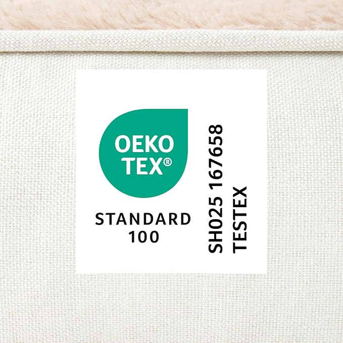 Town & Country Everyday CuddleTown Comfy Solid Bolster Sofa Pet Bed, Supportive & Calming Egg Crate Foam, Non-Slip Bottom, Machine Washable Cover, Cream, Medium 28"x23"x8"