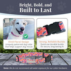 Lucky Love Dog - Adjustable Dog Collar with Easy Click Buckle for Small Ones, Durable, & Comfortable for Male & Female Dogs, Pet Collar for Puppies & Adult Dogs - Rosie, XS