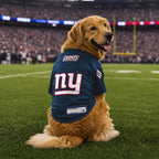 Littlearth NFL New York Giants Stretch Pet Jersey, Team Color, Small