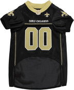 Pets First NFL New Orleans Saints Dog Jersey, Size XX-Large, Football Shirt Costume for Pet, Dog Sports T-Shirt, NFL Team Clothing for Cats, Licensed Pet Apparel Available in 7 Sizes and 32 Teams