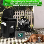 Dog Waste Bags - 200 Pcs Dog Poop Bags for 20L Dog Poop Trash Can | 10 Pack Unscented Dog Poop Bag Rolls, Dog Waste Can Liners for Outdoor, Poop Bags for Dogs, Trash Bags for for Outdoor，Home