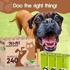 Pet N Pet Poop Bags For Dogs, 240 Counts Plant Based Dog Poop Bags Rolls, Thick Doggie Poo Bag, 100% Leak-proof, Easy to Use Pet Waste Bag
