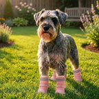 Breathable Hot Pavement Dog Shoes for Small & Medium Dogs(Pink, 0# | Adjustable Double Strap and Non-Slip Dog Boots Paw Protectors for Walking Running Hiking, Soft Comfortable Safe Easy to Wear