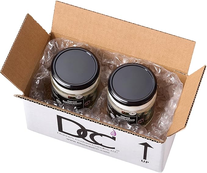 Siberian Fir Two Pack Odor Eliminating Highly Fragranced Candle - Eliminates 95% of Pet, Smoke, Food, and Other Smells Quickly - Up to 80 Hour Burn time - 12 Ounce Premium Soy Blend