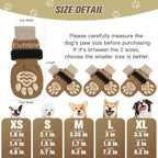 EXPAWLORER 6PCS Anti-Slip Dog Socks to Prevent Licking Paws,Dog Shoes for Hot Pavement,Best Paw Protector Traction Control on Hardwood Floor,Dog Booties for Puppy Small Medium Large Senior Dogs