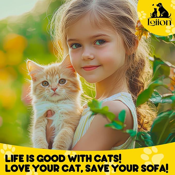 Loiion Cat Scratch Proof Furniture Protector Waterproof Sofa Cover 118"x91" | Pet-Friendly Couch Protector, Anti-Scratch & Anti-Slip Sofa Cover For Cats Dogs Kids, Machine Washable
