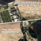 WINGOIN Tactical Dog Harness for Large Dogs,Heavy Duty No Pull Dog Harness | with Handle,Adjustable Reflective,Military K9 Style,Big Size Dog Vest,for German Shepherd,for Walking Training Hunting