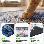 Hompet Cat Litter Mat 2 Pack, 36x60 Large Machine Washable Trapping Mats for Cats, Super Absorbent & Urine-Proof Cat Litter Box Mat for Floor, Waterproof & Non Slip Kitty Litter Rug