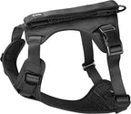 TUG Grab Dog Harness with Built-in Magnetic Traffic Leash (Small/Black) | Padded Magnetic Traffic Handle | Front & Rear Leash Clips | 4-Point Adjustable Fit | Durable Nylon | Aids No-Pull Training